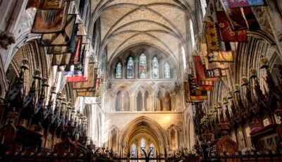 La St Patrick's cathedral de Dublin - © Sharkshock