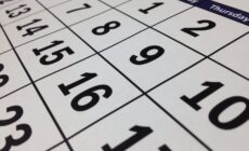 Un calendrier - Domaine public