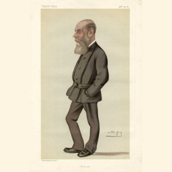 Caricature de Charles Cunningham Boycott - Domaine public