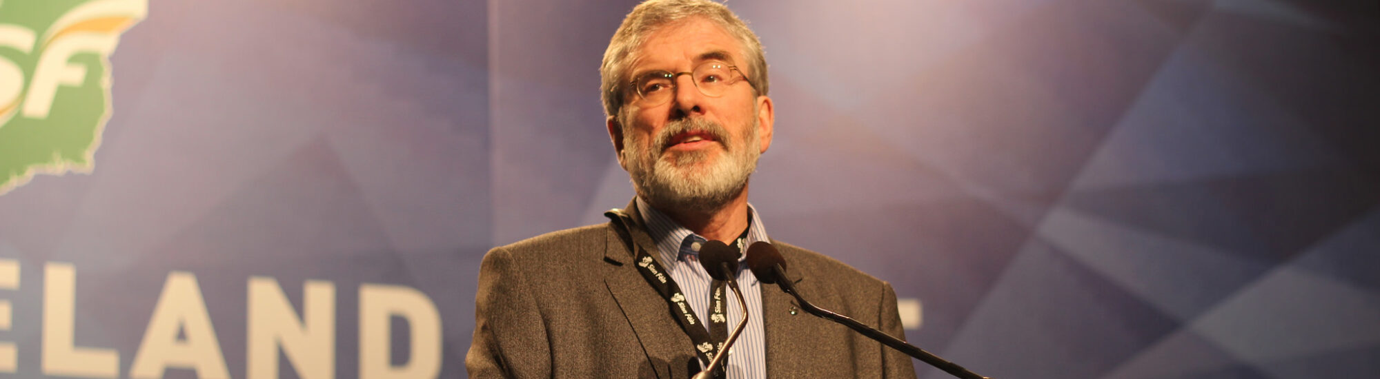 Gerry Adams, un membre du Sinn Féin - Sinn Féin - cc