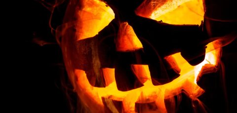 Une citrouille Jack O'Lantern - © Andrey Armyagov