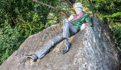 Statue d'Oscar Wilde à Merrion Street à Dublin - William Murphy - cc