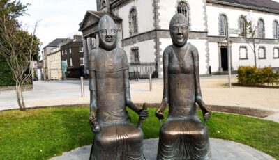 Statue du général Strongbow et de Aoife - Jay Galvin - cc