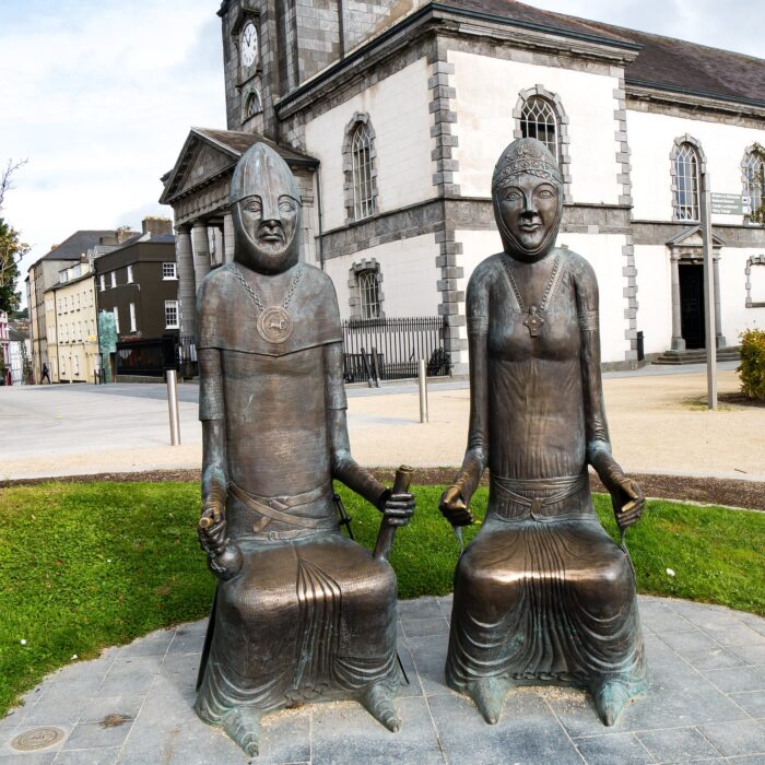 Statue du général Strongbow et de Aoife - Jay Galvin - cc