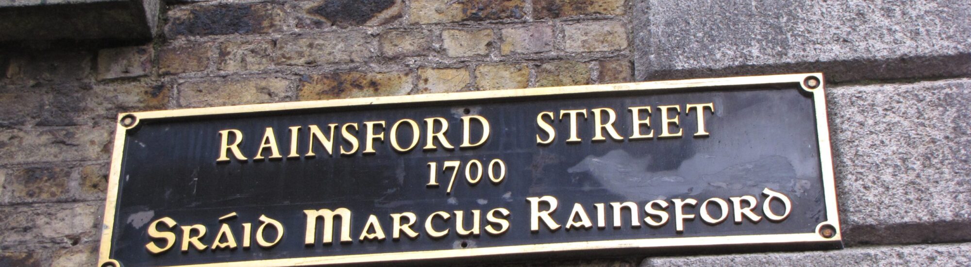 Une plaque en gaélique irlandais - Ben - cc