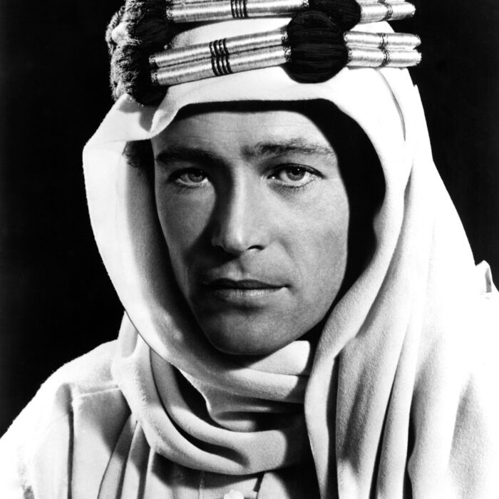 Peter O'Toole dans le rôle de Lawrence d'Arabie