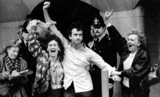 Gerry Conlon à la sortie de son procès