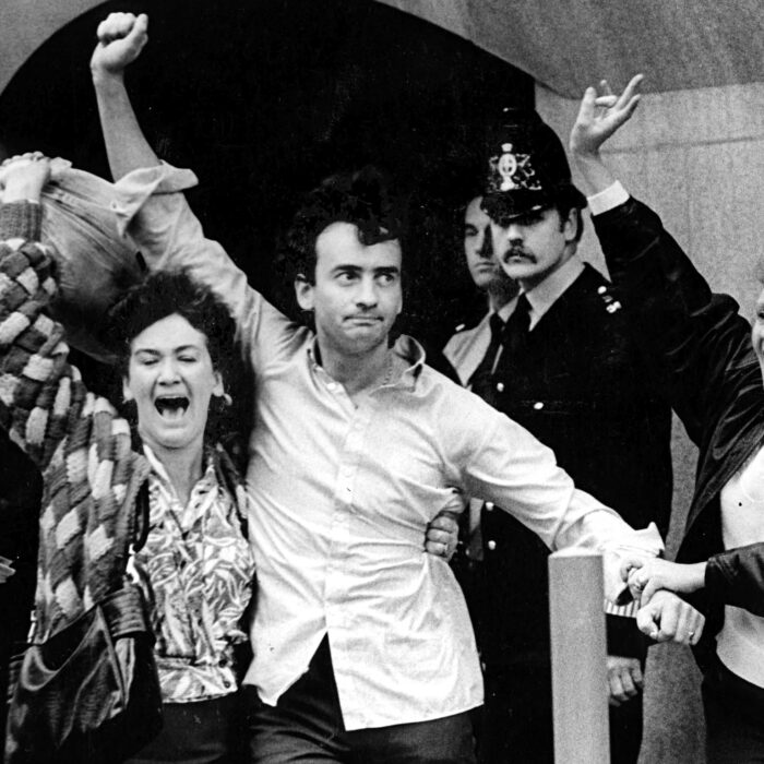 Gerry Conlon à la sortie de son procès