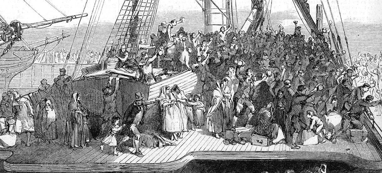 Émigration irlandaise - Domaine public