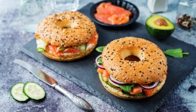 Des bagels au saumon - © nata_vkusidey