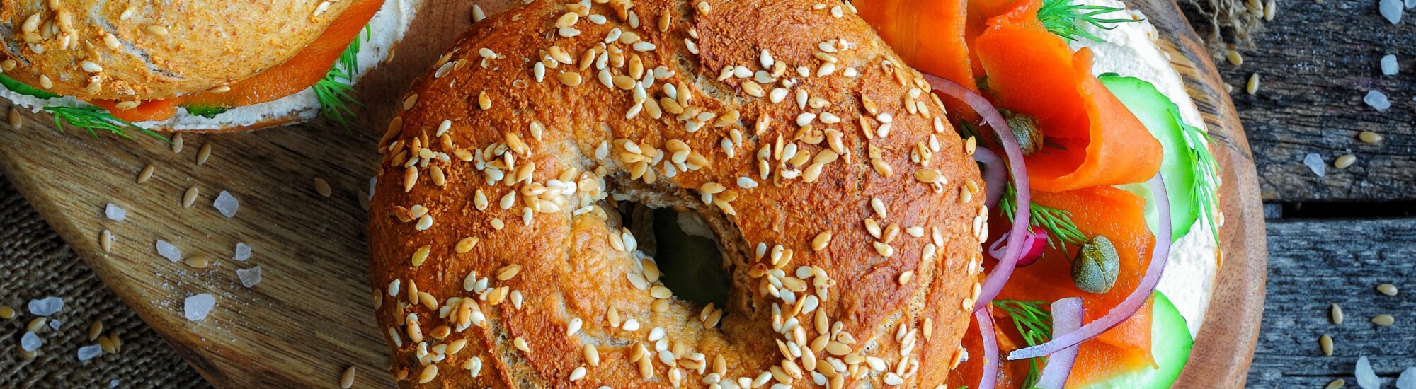 Un bagel au saumon fumé - © Roman Rodionov