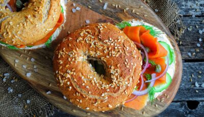 Un bagel au saumon fumé - © Roman Rodionov