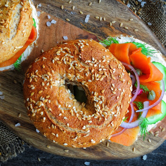 Un bagel au saumon fumé - © Roman Rodionov