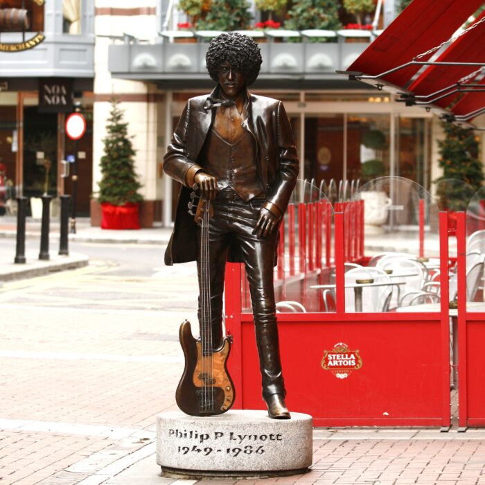La statue de Phil Lynott à Dublin - © abd