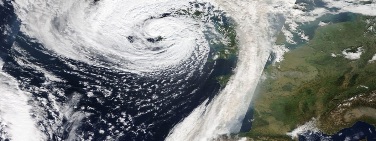 Tempête sur l'Irlande