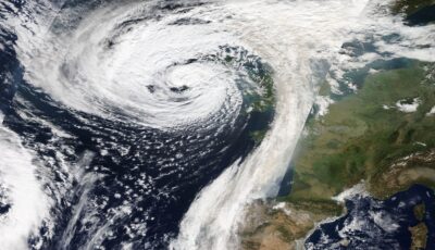 Tempête sur l'Irlande