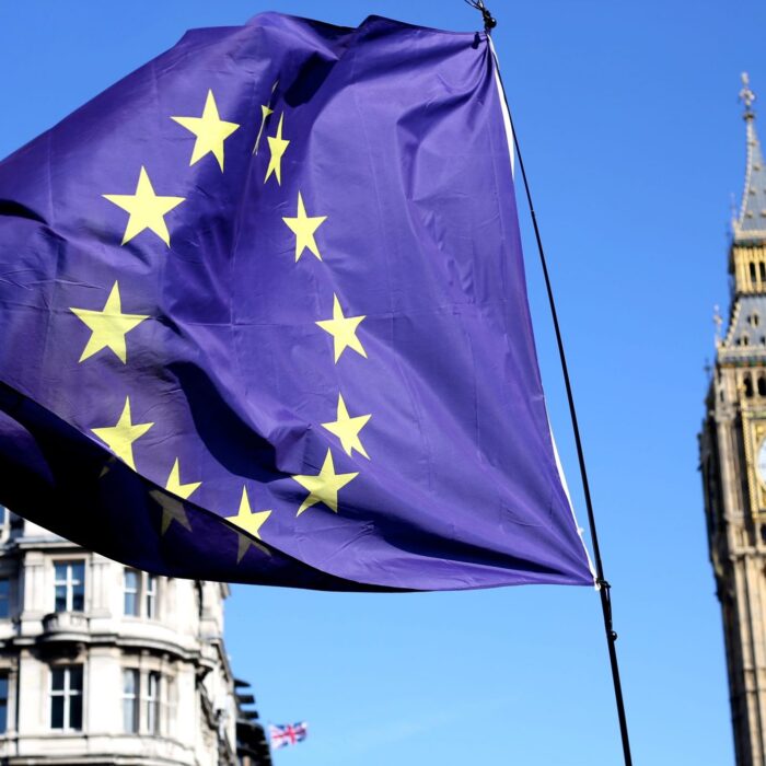 Drapeau de l'U.E. à Londres - Ilovetheeu - cc