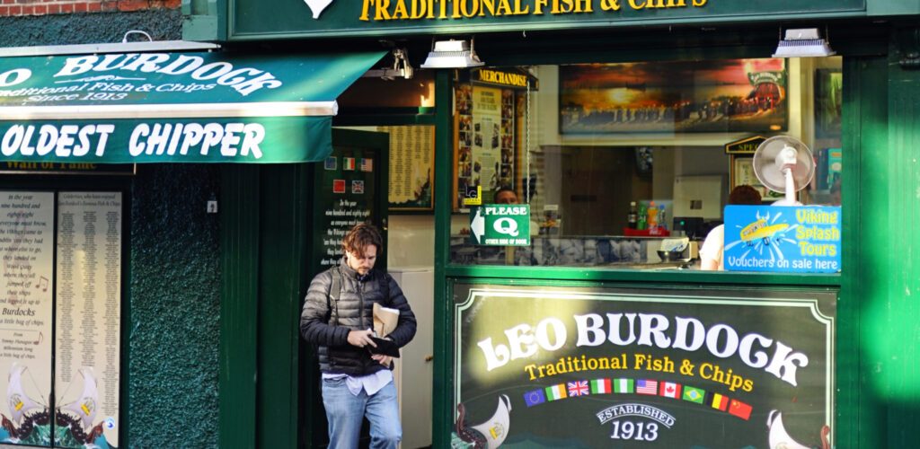Eneigne du Leo Burdock à Dublin