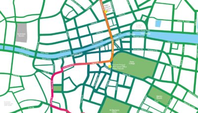 Carte du défilé de la Grande Parade 2019 - https://www.stpatricksfestival.ie
