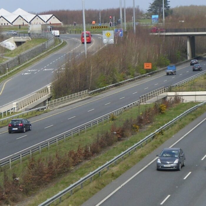 La route M50 en République d'Irlande