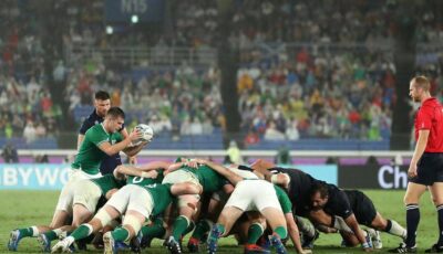 L'Irlande a battu l'Ecosse en premier match de Coupe du Monde - https://www.rugbyworldcup.com