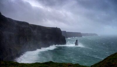 Les Falaises de Moher en pleine tempête