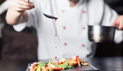 Un plat gastronomique
