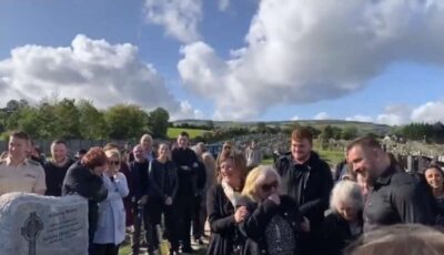 Un irlandais blague à son propre enterrement