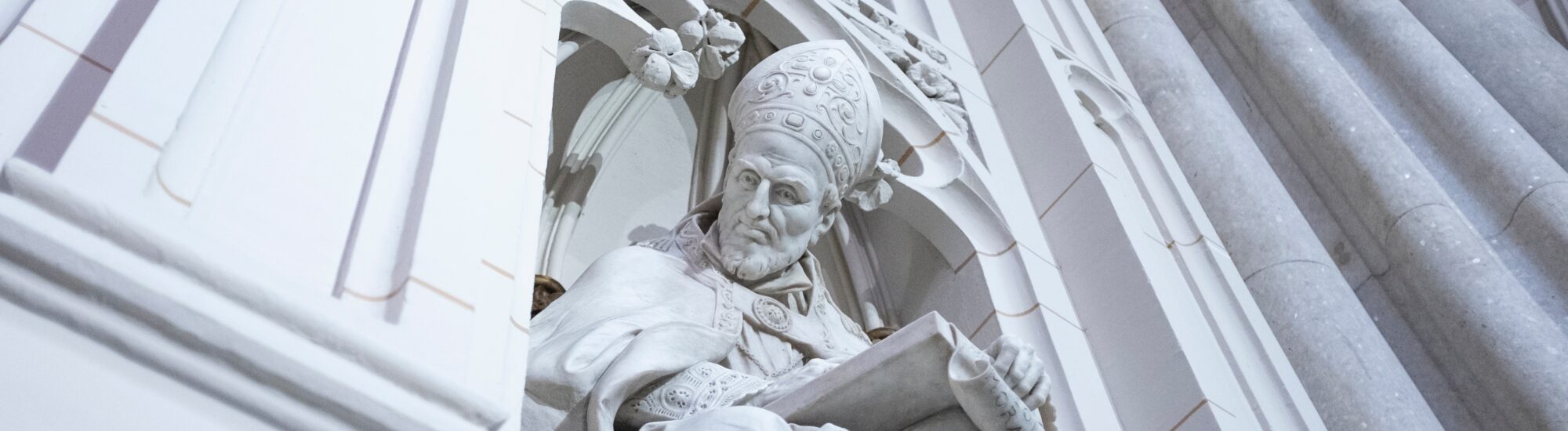 Une représentation de Saint Patrick, mort le 17 mars 461 en Irlande