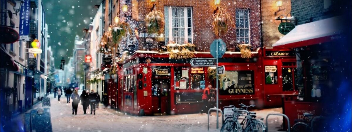 C'est déjà Noël à Temple Bar à Dublin