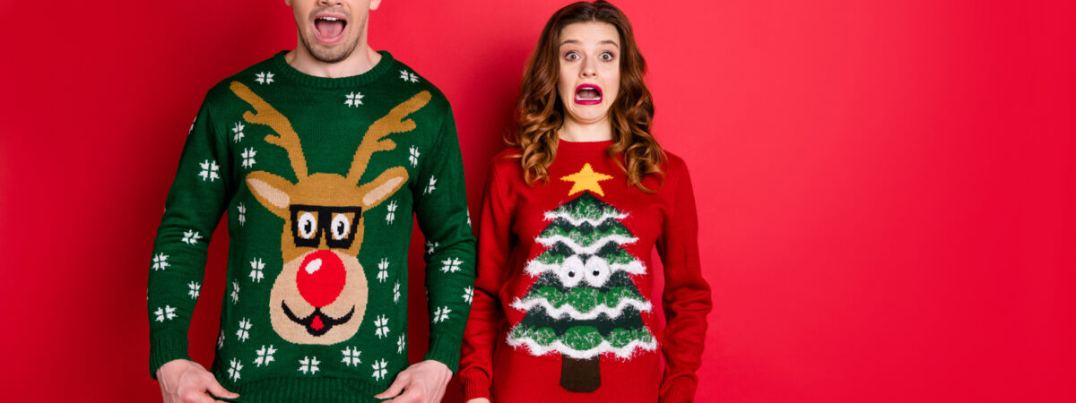 Des pulls moches de Noël