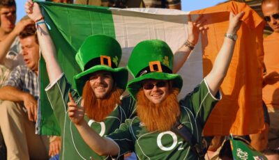 Des supporters irlandais - © Paolo Bona