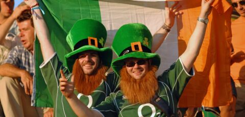 Des supporters irlandais - © Paolo Bona