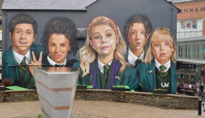 La fresque Derry Girls - Keith Ewing - cc