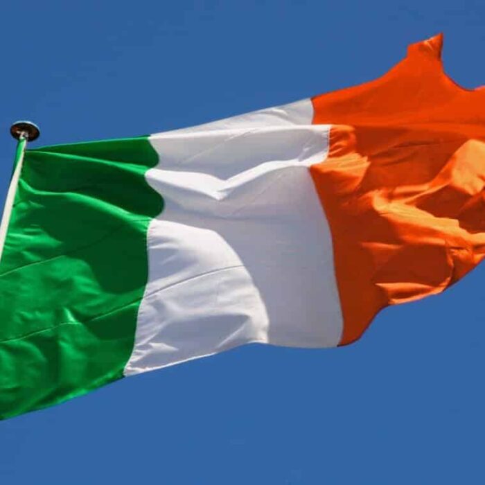 Le drapeau irlandais