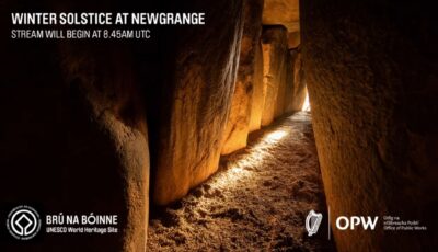 Newgrange, à l'occasion du solstice d'hiver