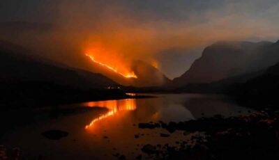 Le Parc National de Killarney a connu un terrible incendie - Dave Ryan & Cathal O' Connor (Twitter)