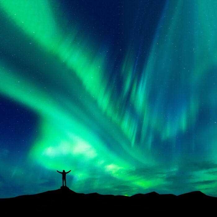 Une aurore boréale en Irlande - © basiczto