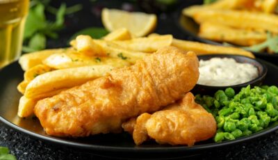 Un fish and chips à la Guinness - © grinchh