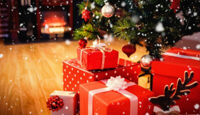 Fêtez Noël avec des cadeaux irlandais - © vectorfusionart