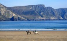 Une promenade à cheval sur une plage de Achill Island - © MichaelG