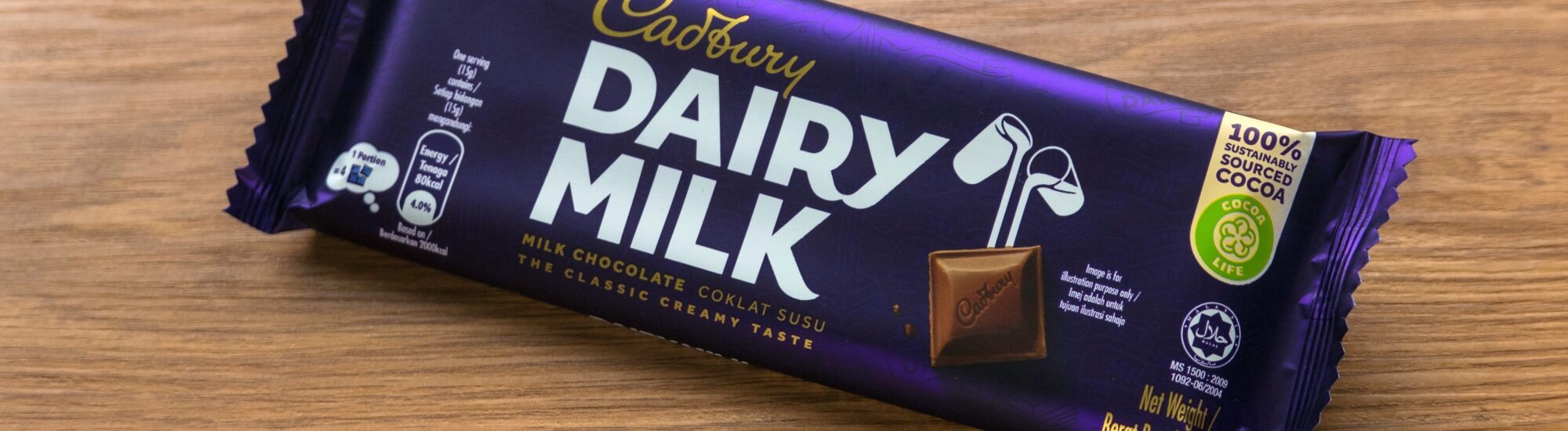 Une tablette de Dairy Milk de Cadbury - Cabra castle - © Pat MohamadFaizal