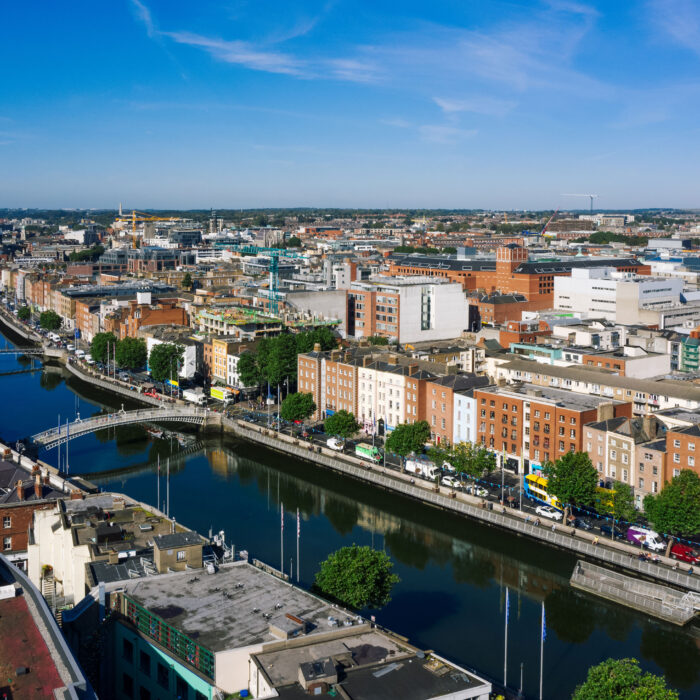Vue de Dublin et la Liffey - © espiegle