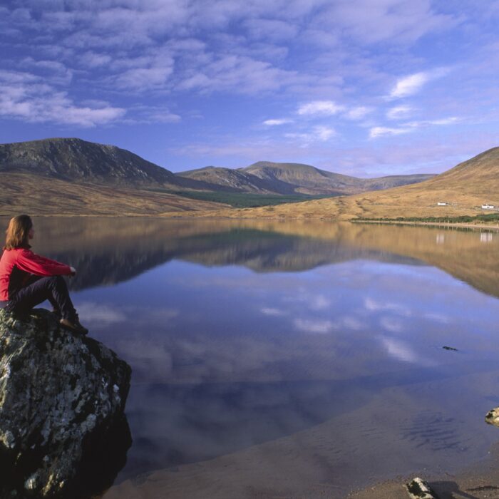 les montagnes de Nephin Beg vues de Lough Feeagh - © Gareth McCormack