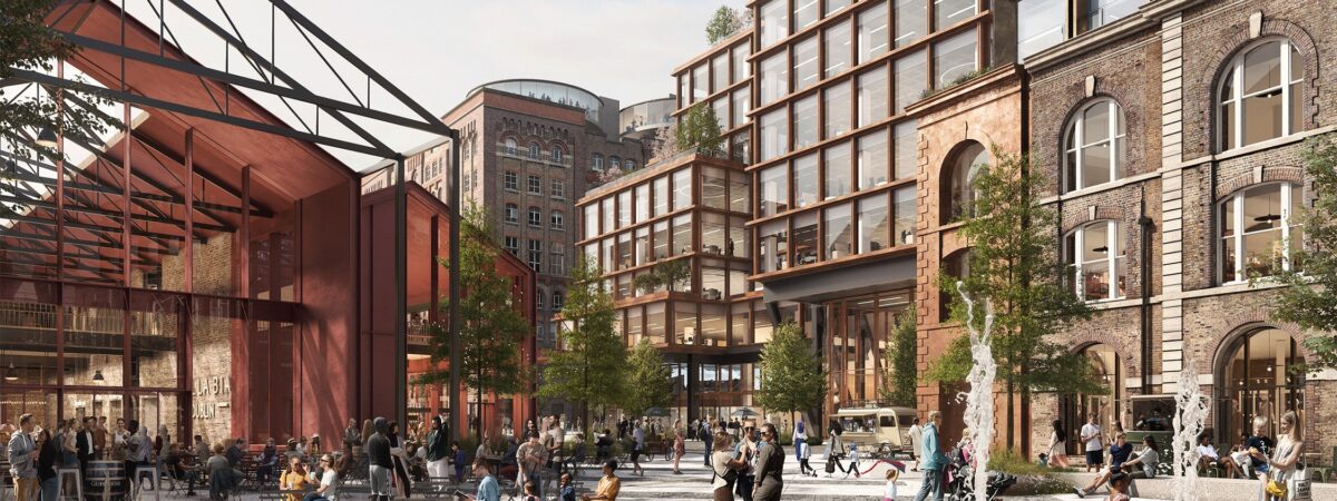 Aperçu du futur Guinness Quarter - https://libertiesdublin.ie/guinness-quarter/