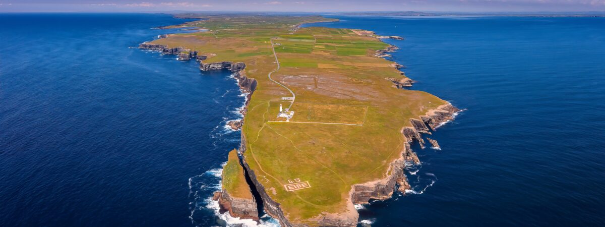 Vue aérienne de Loop Head - © Peter Krocka