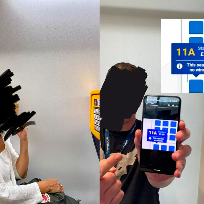 Paula Sanchez et la réponse de Ryanair - Twitter
