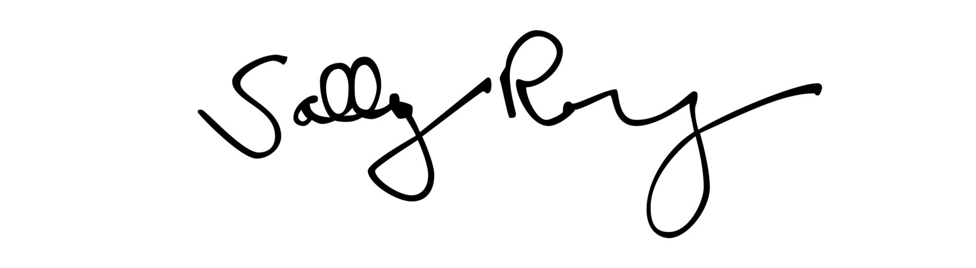 Signature de Sallly Rooney - Public Domain