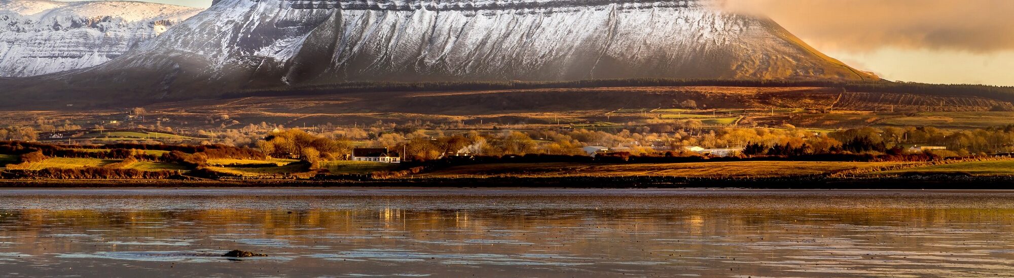 La montagne Ben Bulben enneigée - © Bruno Biancardi