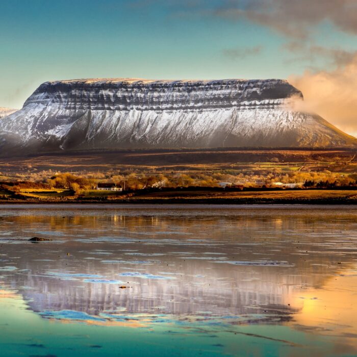 La montagne Ben Bulben enneigée - © Bruno Biancardi